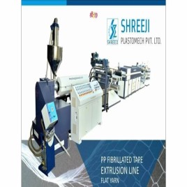 SHREEJI PP Tape Fibrillated Extrusion Machine