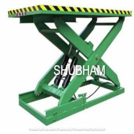 Shubham Engineering Hydraulic High Rise Scissor Lift Table, for Material Handling