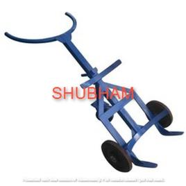 Shubham Engineering Stainless Steel Drum Trolley with Three Wheelers