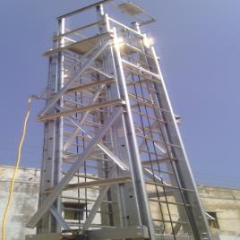 SHUBHAM Step ALUMINIUM TILTABLE TOWER LADDER, for Industrial