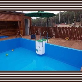 Side Mount Mild Steel Swimming Pool Sand Filter, For Commercial