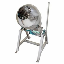 Silver 30 Litre Flavoring Pan Machine Tilting, For Restaurant