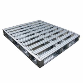 Silver 4-way Galvanized Iron Pallets, Dimension/Size: 1000 X 1200, Capacity: 1 Ton
