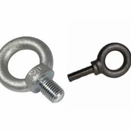 Silver Mild Steel Eye Bolt, Size: 6mm-24mm