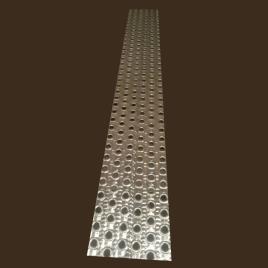 Silver Plain Aluminum Finstock Foil, 9 Meters