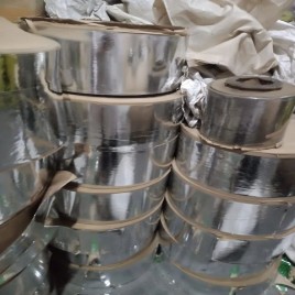 Silver Plain Paper Dona Plate Raw Material, GSM: 100