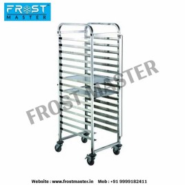 Silver Stainless Steel Frost Master Cooling Rack, For Bakery, Size: 475x610x1700mm