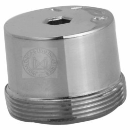 Silver Zinc Die Casting Thermostat Knob, Round