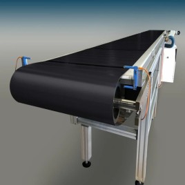 Simple Taper Roller PVC Conveyor Belt, Belt Thickness: 5 mm