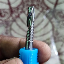 Single Flute End Mill, Carbide, 52mm
