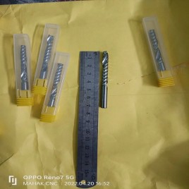 Single Flute End Mill, Carbide, 52mm