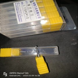 Single Flute End Mill, Carbide, 52mm