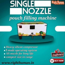 Single Nozzle Pouch Filling Machine