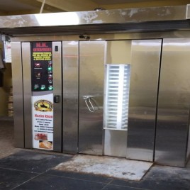 Single Trolley Rotary Rack Oven- 168 Bread Capacity