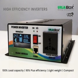 Single Urjabox High Efficiency Inverter, 24VDC, Model Name/Number: UB01K24