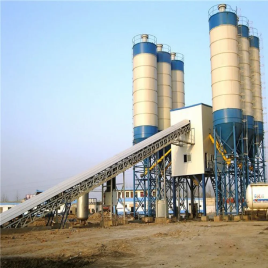 SKS Electric Engine Ready Mix Concrete Plant, For Construction Site, Automation Grade: Automatic