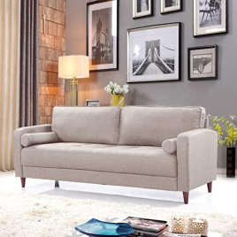 Sky blue pu leather 18"" Office Sofa Set, Seating Capacity: 3 Seater, Shape: Standred