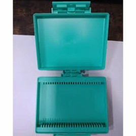 Slide Box With Hinges for 25 Slides, For Chemical Laboratory, 0.17mm