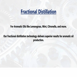 Small Scale Aromatic Oil Distillation Equipment