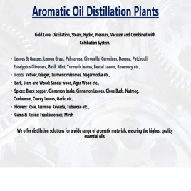 Small Scale Aromatic Oil Distillation Equipment