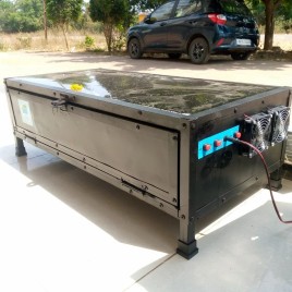 Solar Vegetable Dryer, 15 Kg Solar Dehydrator for Agriculture & Small Business
