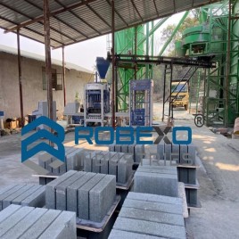 Solid Automatic Concrete Block Making Machine