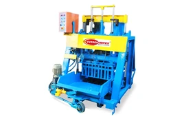 Solid Mild Steel Cement Block Making Machine, Automation Grade: Semi Automatic, Capacity: 500-1000 Blocks per hour