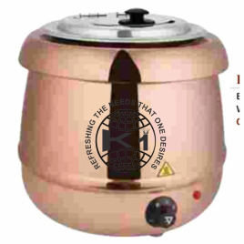 Soup Pot Turin Liquid Warmer Hot Pot for Ideal Use in Buffets,