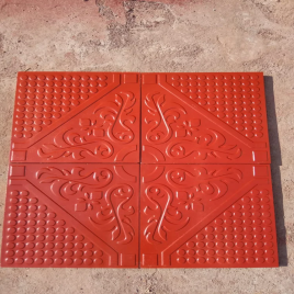 Square 25Mm Plastic Star Design Tile Mould, For Making Tiles