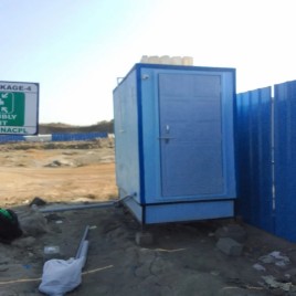 Square Frp Bio Toilet., For Custom