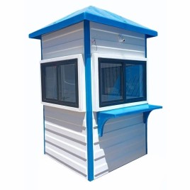 Square Portable Security Guard Cabin