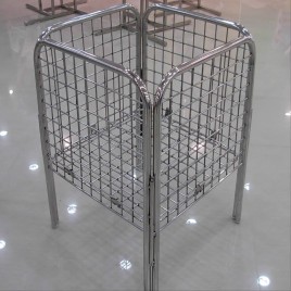 Square Stainless Steel Basket, Material Grade: SS202