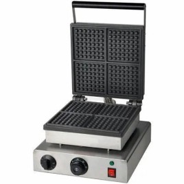 Square Waffle Maker, For Restaurant, Stainless Steel