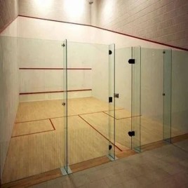 Squash Court Back Wall Glass, 12 mm