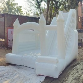 SRF 12x16 Feet White Combo Bouncy Castles