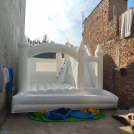 SRF 12x16 Feet White Combo Bouncy Castles