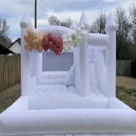 SRF 12x16 Feet White Combo Bouncy Castles