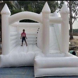 SRF 12x16 Feet White Combo Bouncy Castles