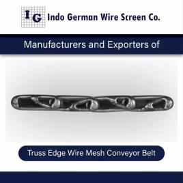 SS & Carbon Truss Edge Wire Mesh Conveyor Belt