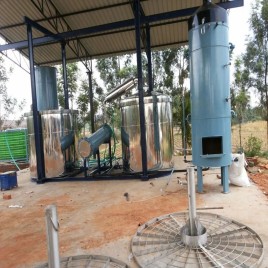 SS 304 Palmarosa Oil Distilation Plant, For Distillation, Capacity: 500 liter