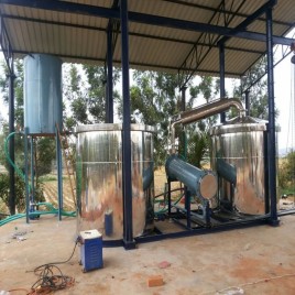 SS 304 Palmarosa Oil Distilation Plant, For Distillation, Capacity: 500 liter