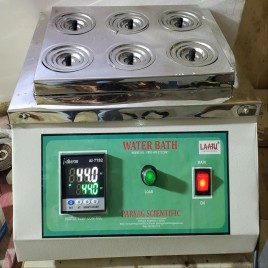 SS Automatic LAATU Water Bath 6 Holes, 230 V A.c. Single Phase