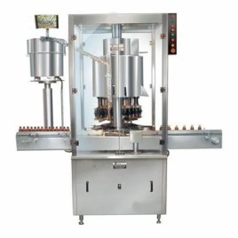 SS Automatic Multi Head Screw Cap Sealing Machine, Capacity: 250 kg Per Hr