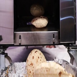 SS Conveyor Type Commercial Semi Automatic Roti Making Machine, Model Name/Number: Fc1000 Combo
