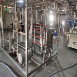 SS Dairy Processing Plant and Equipment, Capacity: 2000 litres/hr, Automation Grade: Semi-Automatic