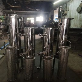 SS Duplex Bag Filter Housing, For Industrial
