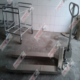 SS Hand Pallet Truck, For Industrial
