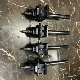SS Polished Worm Gear Screw Jack for Industrial