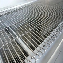 SS304 & MS & SS316L Enrober Wire Belts, Thickness: 4 mm