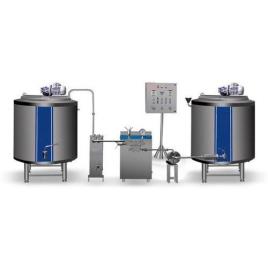 SS304 Ice Cream Mix Plant, For Dairy, Capacity: 100